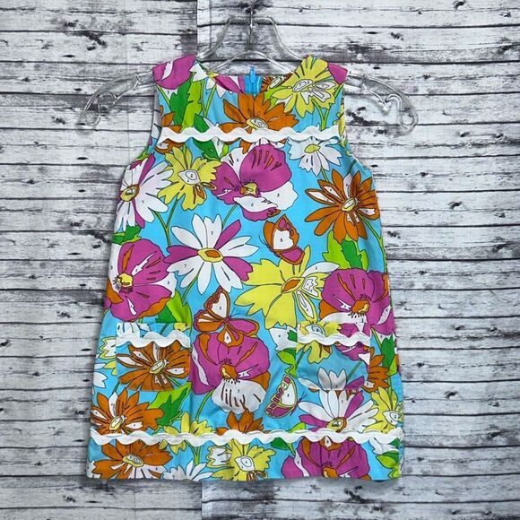 Lilly Pulitzer Other - Lilly Pulitzer Little Lilly Classic Shift Dress Paint by Numbers